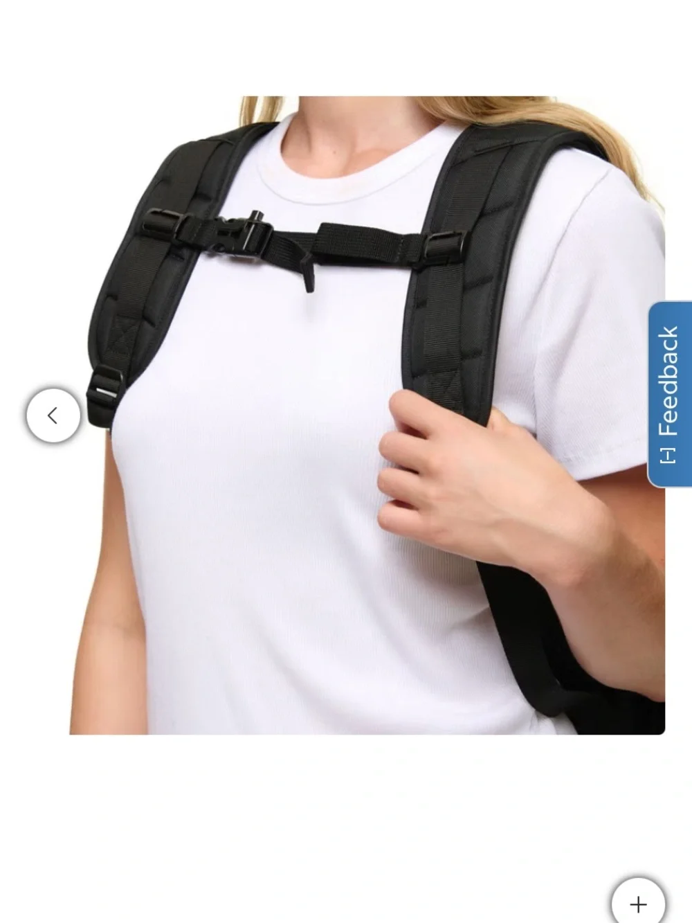 NEW LOLE BLACK QUILTED BACKPACK